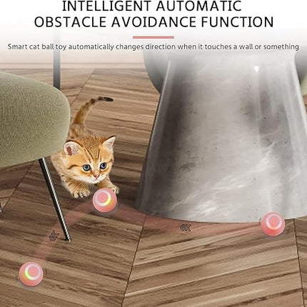 Cat Toy Ball Intelligent Funny Cat Ball 360 Degree (Pack of - 1)