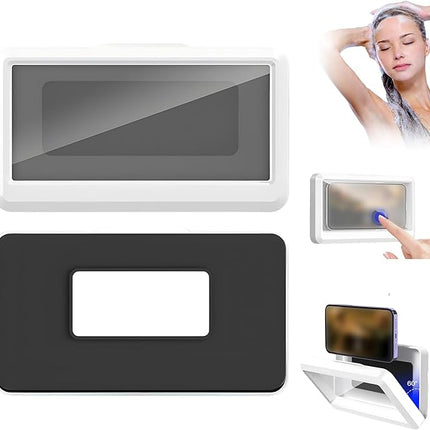 Shower Phone Holder | Waterproof Bathroom Mobile Phone Holder | Anti-Fog Case for Shower | Wall Mountable | 6.8 Inch Support Touch Screen Parent (Multicolor)