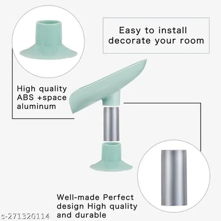 Dish Leaf-Shape Self Draining Soap Dish Holder, Not Punched Easy Clean Bar Soap Dish Holder with Suction Cup Soap (Pack of 2)